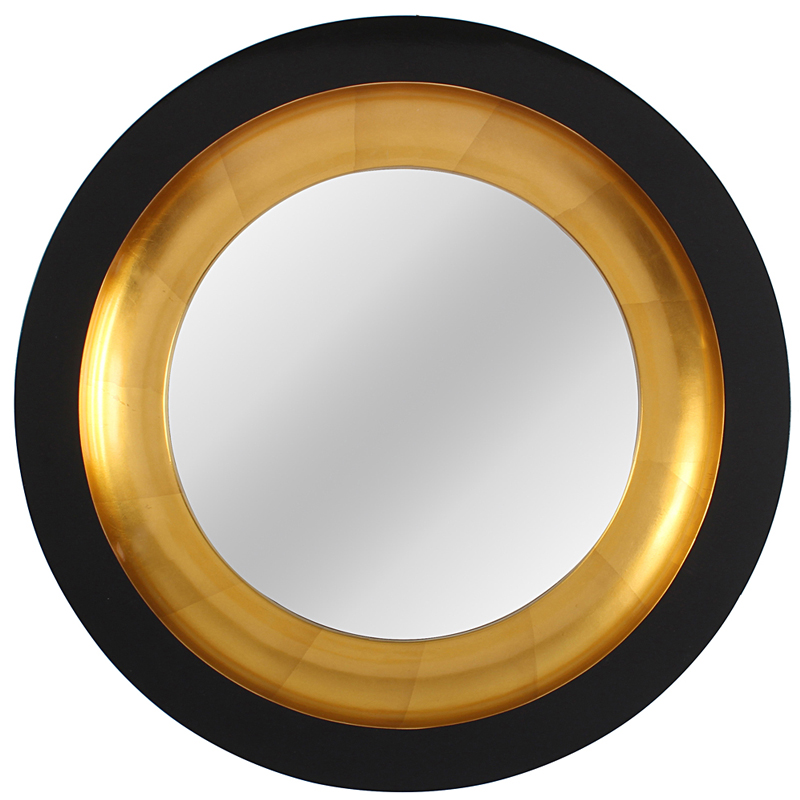 Зеркало Black and Gold Circle Mirror  в Перми | Loft Concept 