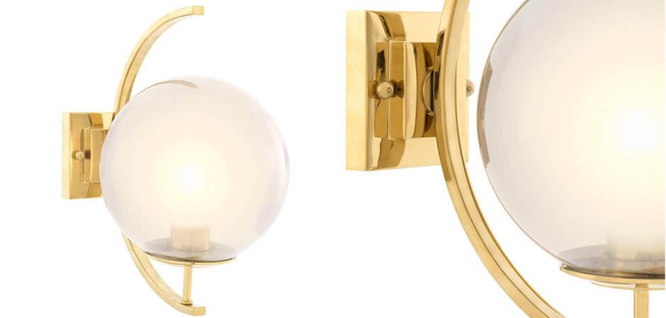 Бра Eichholtz Wall Lamp Cascade Gold Бра Eichholtz Wall Lamp Cascade Gold - Loft-Concept в Перми