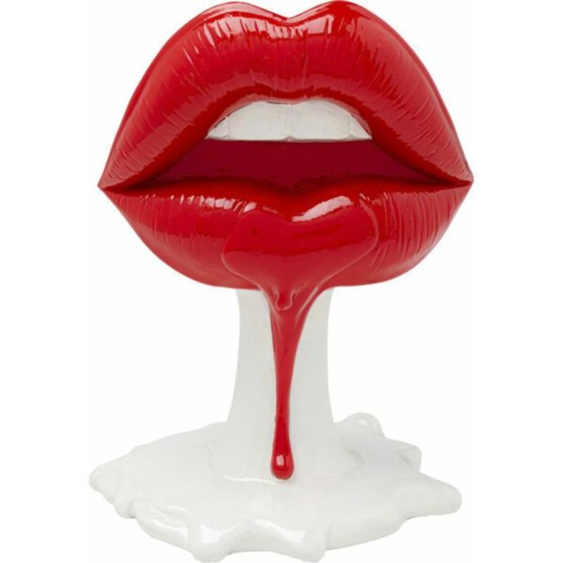 Статуэтка красная Sweet lips Белый Красный Статуэтка красная Sweet lips Белый Красный в Перми | Loft Concept