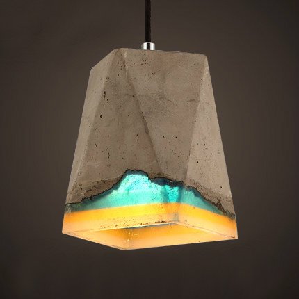 Подвесной светильник Art Concrete Pendant №8 Серый в Перми | Loft Concept 