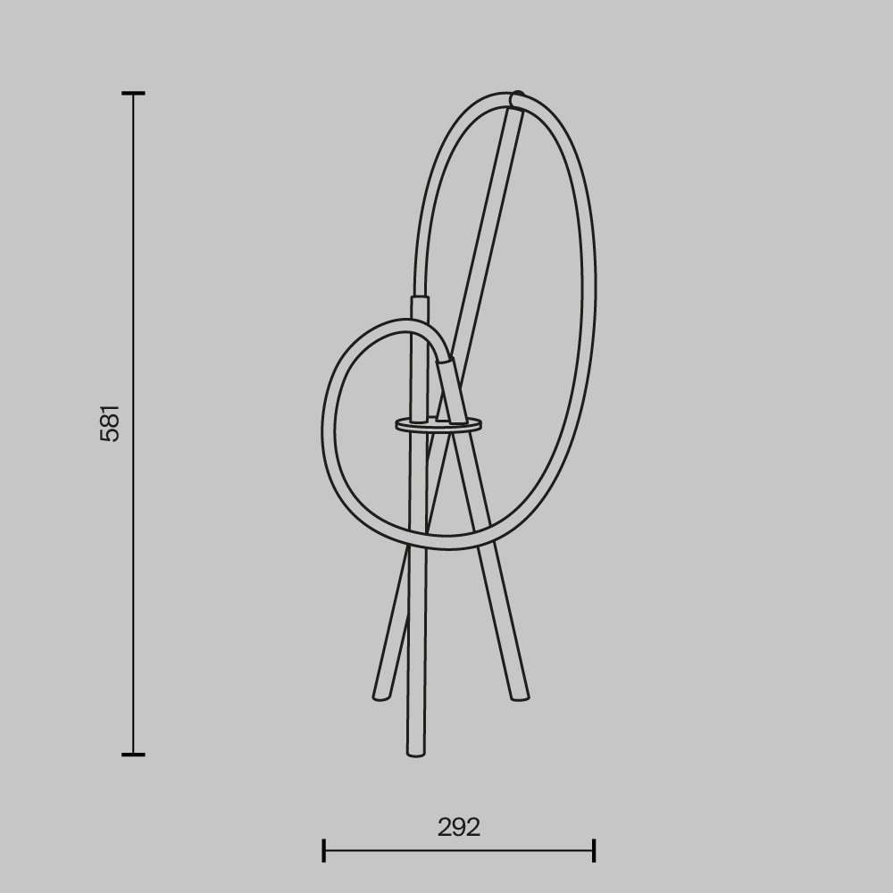 Настольный светильник Crochet Brass 3000К 15Вт в Перми