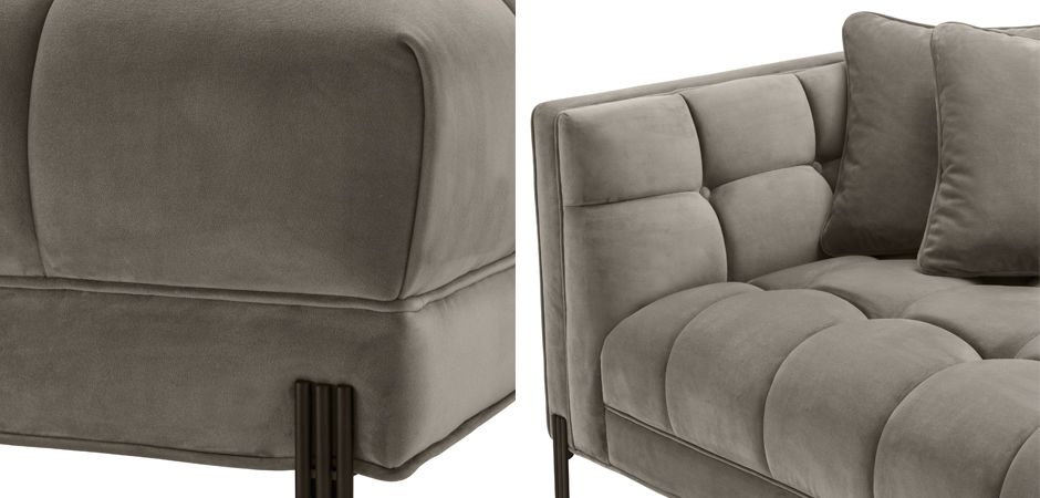 Кушетка Eichholtz Lounge Sofa Sienna Left greige Кушетка Eichholtz Lounge Sofa Sienna Left greige - Loft-Concept в Перми