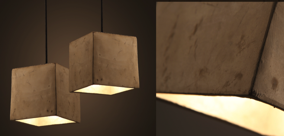 Подвесной светильник Art Concrete Cub Подвесной светильник Art Concrete Cub - Loft-Concept в Перми