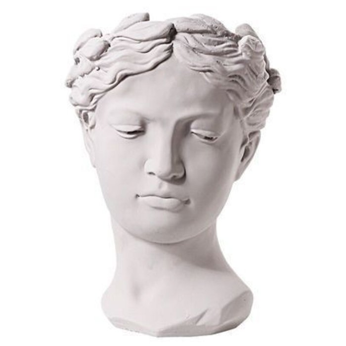 Ваза Female Bust white ivory ( слоновая кость ) в Перми | Loft Concept 