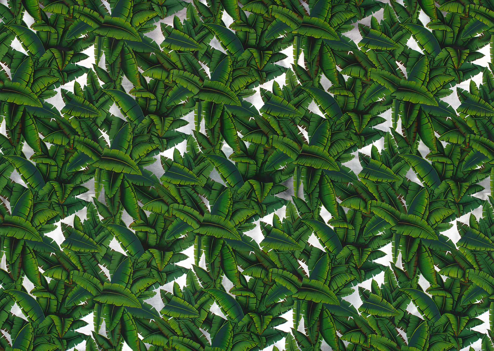 Обои ручная роспись Palms Gaugin on Ocean Silver gilded paper Обои ручная роспись Palms Gaugin on Ocean Silver gilded paper - постер Loft-Concept в Перми