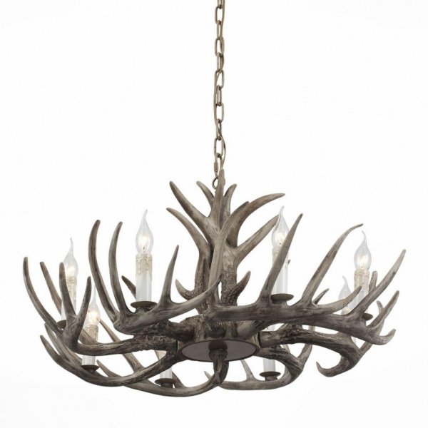 Люстра Hornland Chandelier 8 Grey Серый в Перми | Loft Concept 