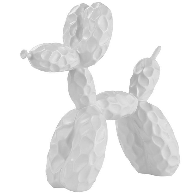 Статуэтка Jeff Koons Balloon Dog Crumpled White Белый в Перми | Loft Concept 