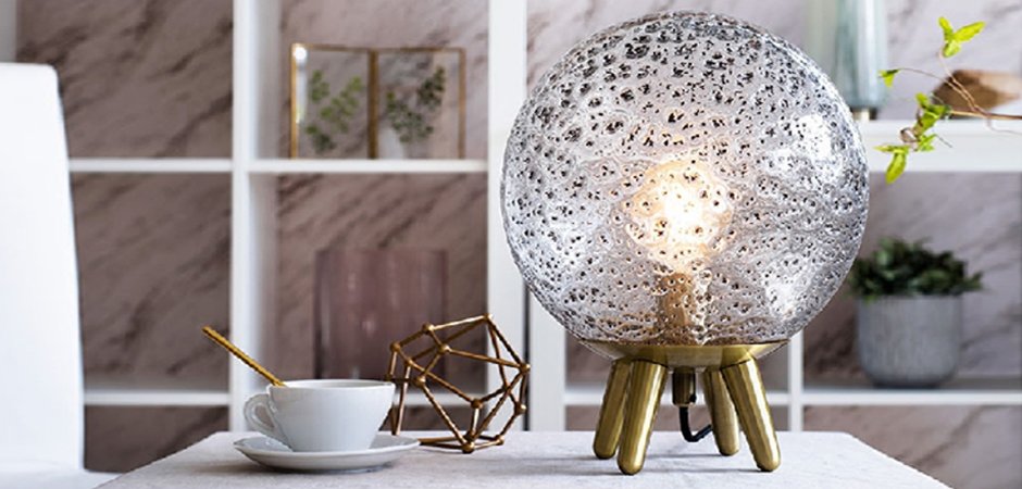 Лампа Retro Ball Table Lamp Лампа Retro Ball Table Lamp - Loft-Concept в Перми