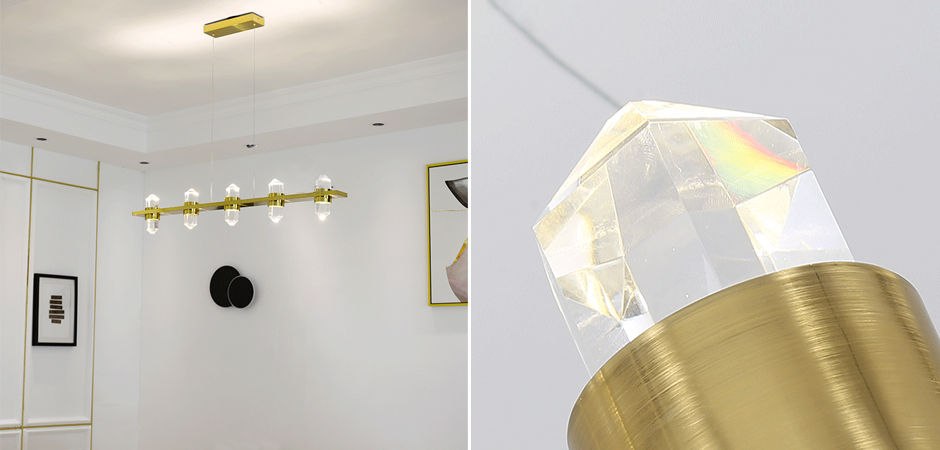 Люстра large Crystals Line Brass Люстра large Crystals Line Brass - Loft-Concept в Перми