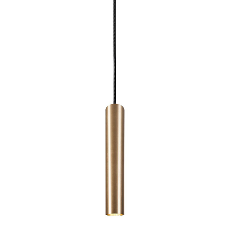 Подвесной светильник Luis Trumpet Tube Brass Lamp 40 Латунь в Перми | Loft Concept 