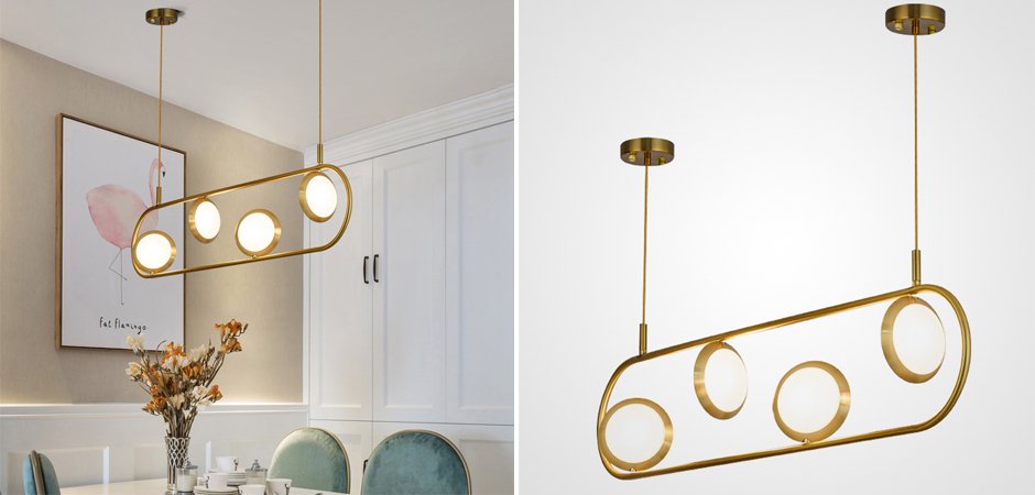 Люстра HOOP LED LONG Люстра HOOP LED LONG - Loft-Concept в Перми