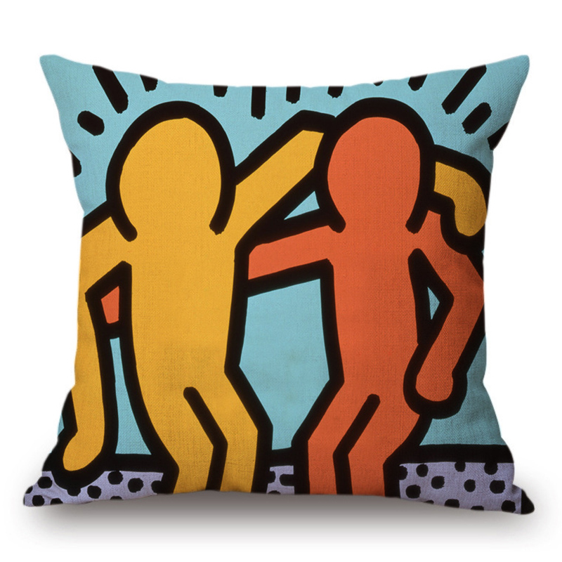 Подушка Keith Haring 6 Мульти в Перми | Loft Concept 