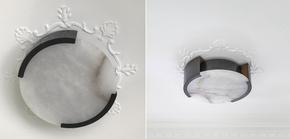 Потолочный светильник Melange Flush Mount Lamp black Потолочный светильник Melange Flush Mount Lamp black - Loft-Concept в Перми