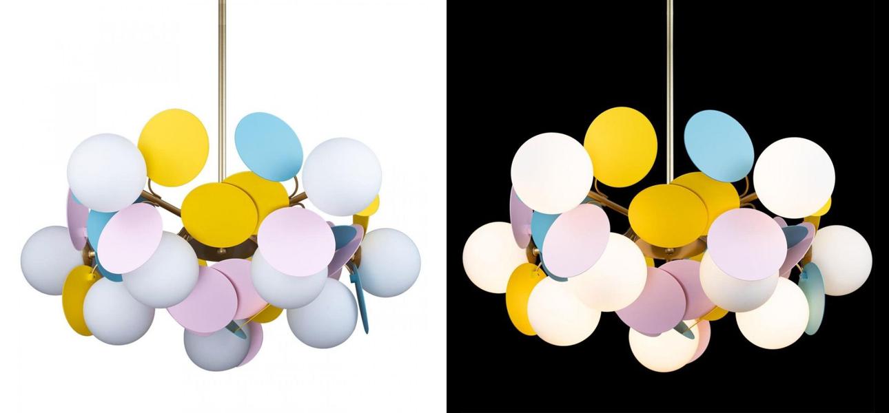 Люстра MATISSE Chandelier multicolor 10 ламп - фото №2
