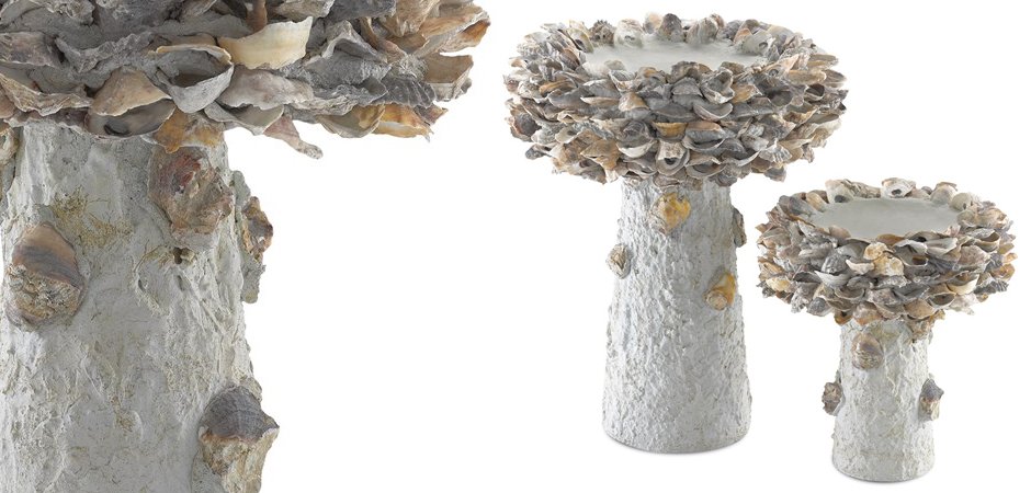 Статуэтка Oyster Shell Small Bird Bath Статуэтка Oyster Shell Small Bird Bath - Loft-Concept в Перми