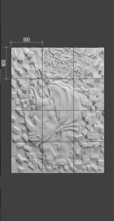 Барельеф RHINOCER в Перми