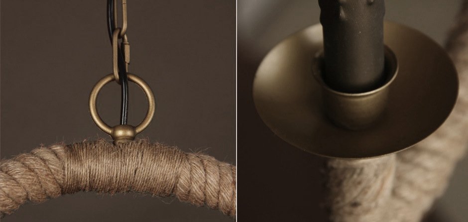 Подвесной светильник Oval Loft Rope Light Подвесной светильник Oval Loft Rope Light - Loft-Concept в Перми