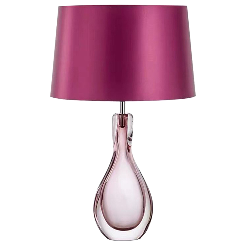 Настольная лампа Crystal Table Lamp Hot Pink Розовый в Перми | Loft Concept 