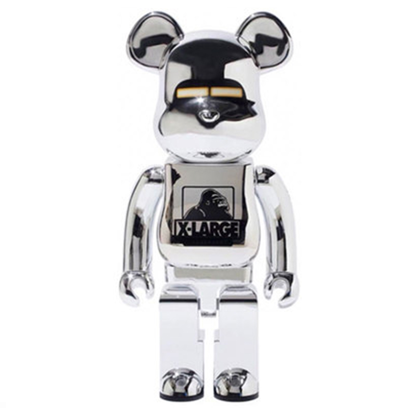 Статуэтка Bearbrick Chrome X-Large Темный хром в Перми | Loft Concept 