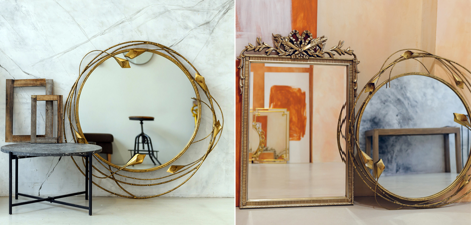 Зеркало Liana with Flower Mirror Зеркало Liana with Flower Mirror - Loft-Concept в Перми