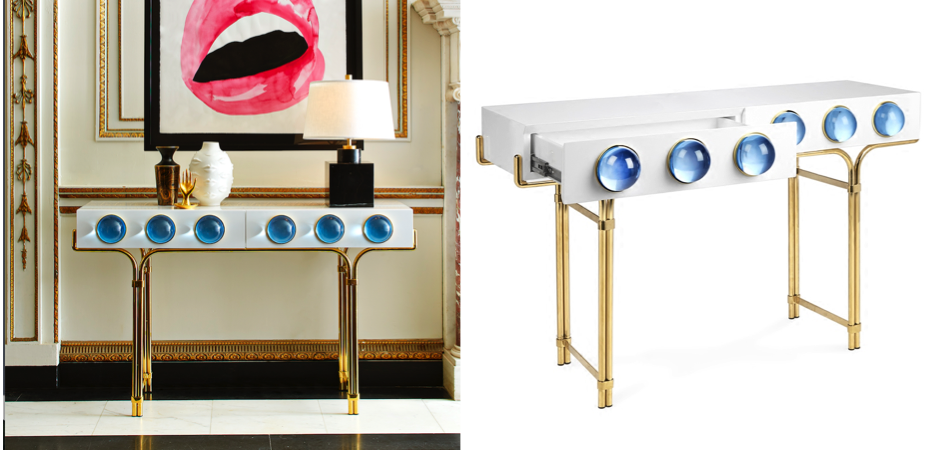 Консоль Globo Console Синий цвет Консоль Globo Console Синий цвет - Loft-Concept в Перми