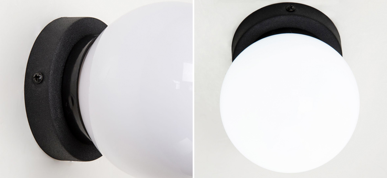 Уличный светильник в форме шара SEA FOAM H14,5 - фото