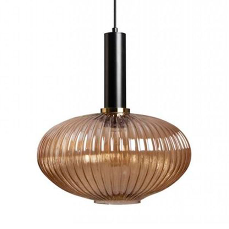 Подвесной светильник Ferm Living chinese lantern Amber Black 33 см Черный Янтарь (Amber) в Перми | Loft Concept 