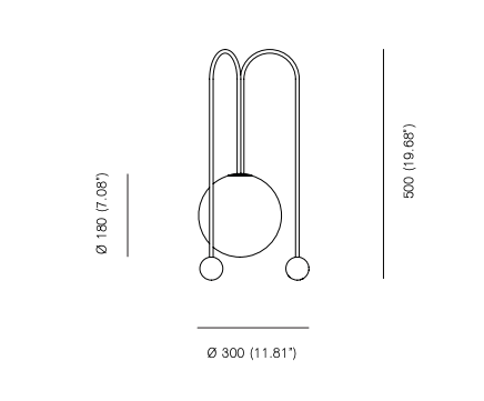 Настольная лампа Michael Anastassiades Fontana Amorosa Bell в Перми