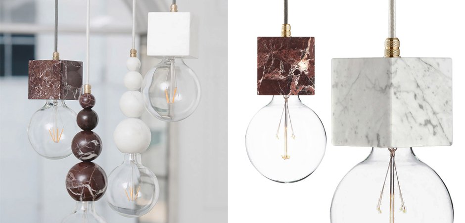 Подвесной светильник MARMOR VELDI Rosso Подвесной светильник MARMOR VELDI Rosso - Loft-Concept в Перми