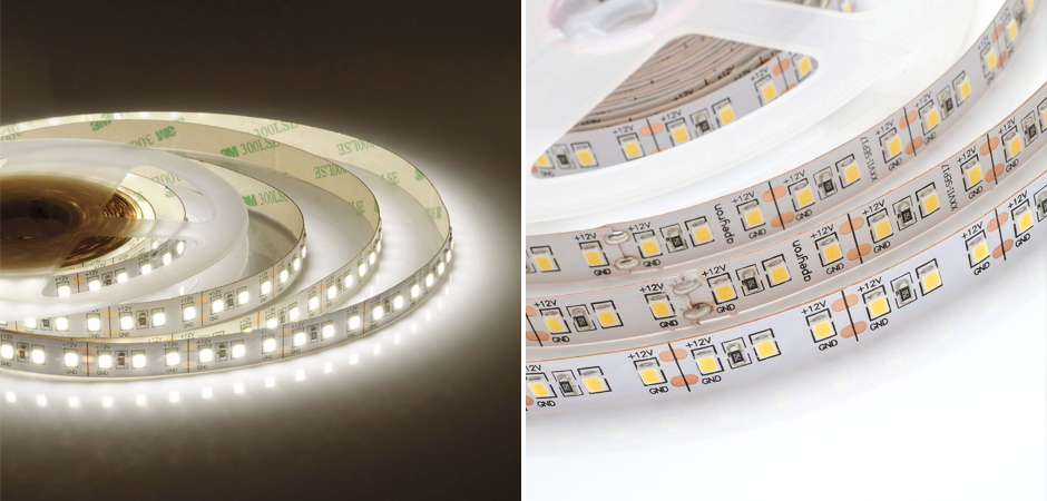 Светодиодная лента 14,4W/m 120LED/m 2835SMD теплый белый Светодиодная лента 14,4W/m 120LED/m 2835SMD теплый белый - Loft-Concept в Перми