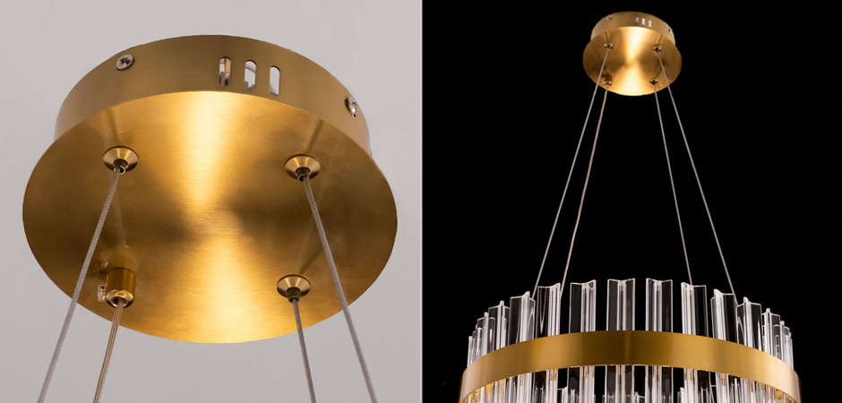 Круглая Люстра Кольцо Хрусталь диаметр 40 см RING Saturno Not Baroncelli Brass Круглая Люстра Кольцо Хрусталь диаметр 40 см RING Saturno Not Baroncelli Brass - Loft-Concept в Перми