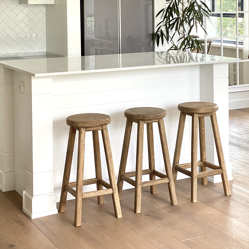 Барный табурет Den Bar Stool Древесина в Перми | Loft Concept 