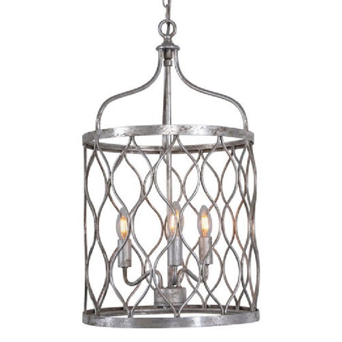 Подвесные светильники Lantern Silver Net M Pendant lamp Серебряный в Перми | Loft Concept 