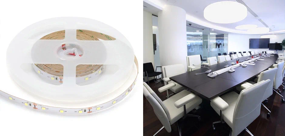 Светодиодная лента 9,6W/m 60LED/m 2835SMD холодный белый Светодиодная лента 9,6W/m 60LED/m 2835SMD холодный белый - Loft-Concept в Перми