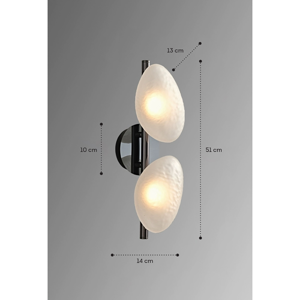 Бра LINDIS FROST LONG WALL 2 лампы Молочное стекло  в Перми