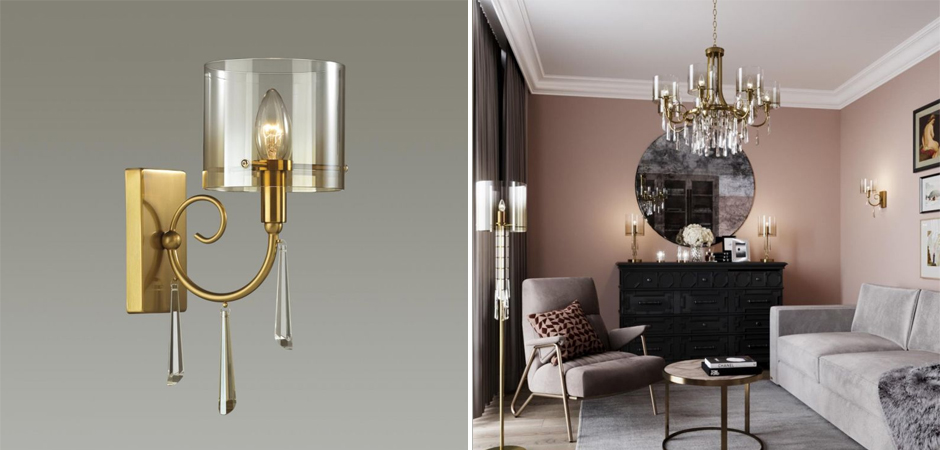 Бра Glass World Bronze Бра Glass World Bronze - Loft-Concept в Перми
