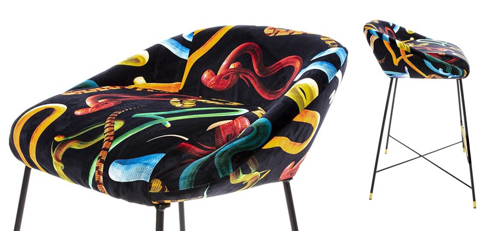 Барный стул Seletti High Stool Snakes Барный стул Seletti High Stool Snakes - Loft-Concept в Перми