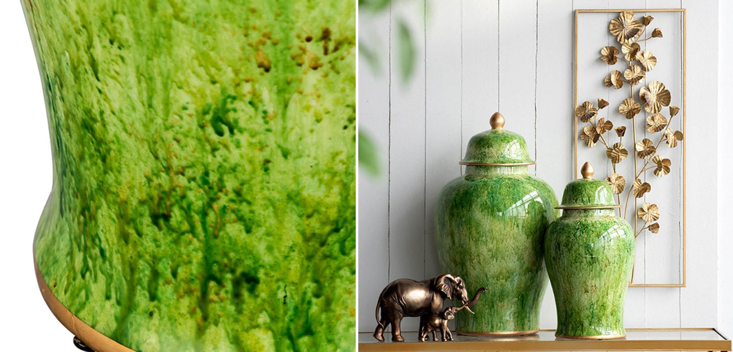 Ваза Vase Gold Edging 24 - фото №1