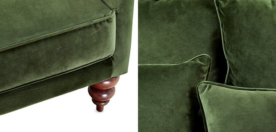 Диван Graceful Details Sofa Green Диван Graceful Details Sofa Green - Loft-Concept в Перми