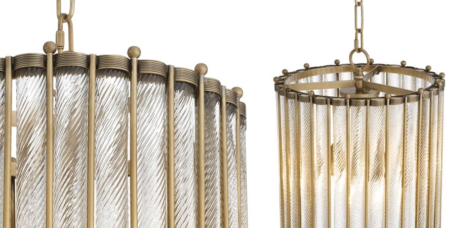 Люстра Lantern Tiziano Antique Brass Люстра Lantern Tiziano Antique Brass - Loft-Concept в Перми