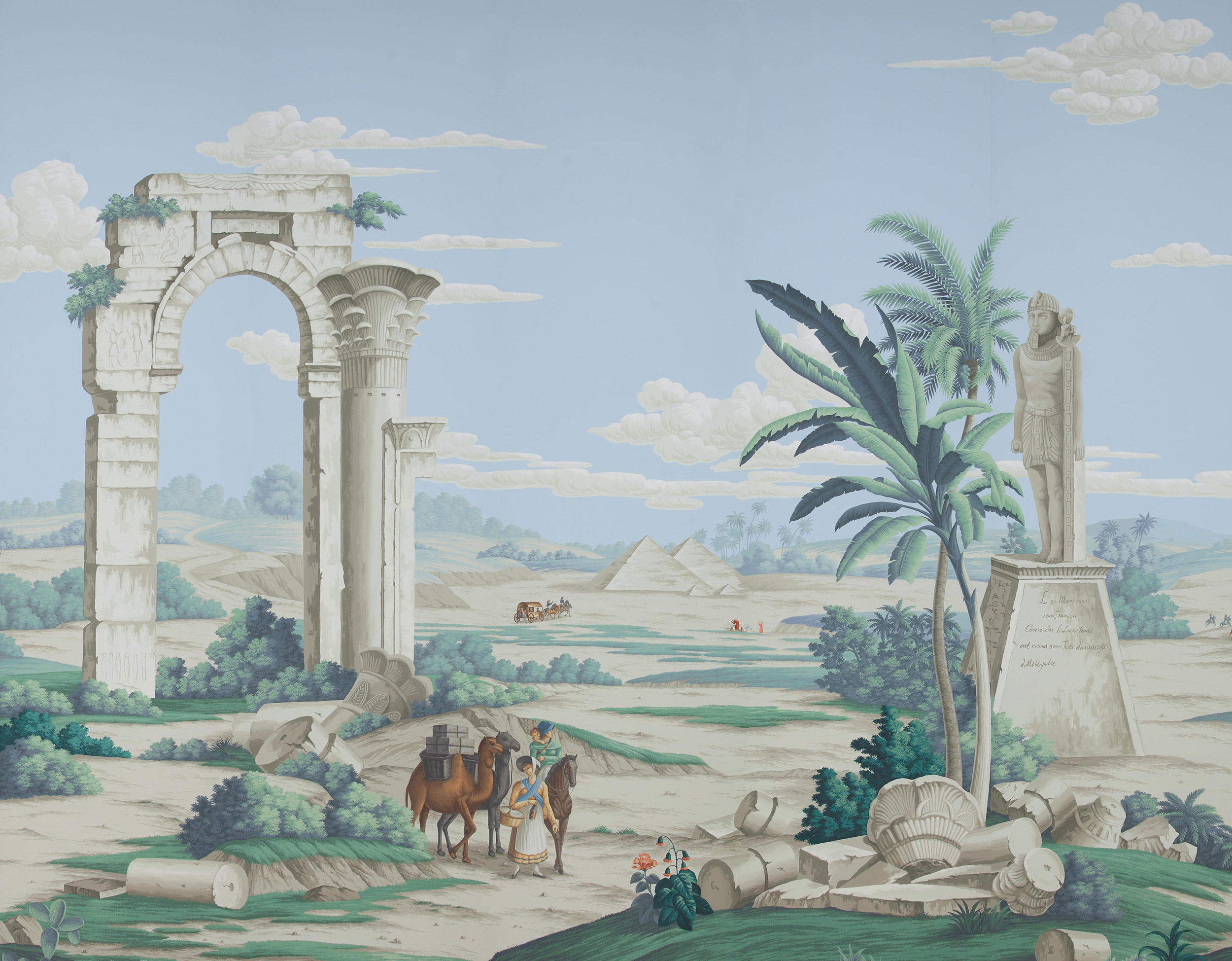 Обои ручная роспись Napoleon's Campaign in Egypt Byzantine on scenic paper Обои ручная роспись Napoleon's Campaign in Egypt Byzantine on scenic paper - постер Loft-Concept в Перми