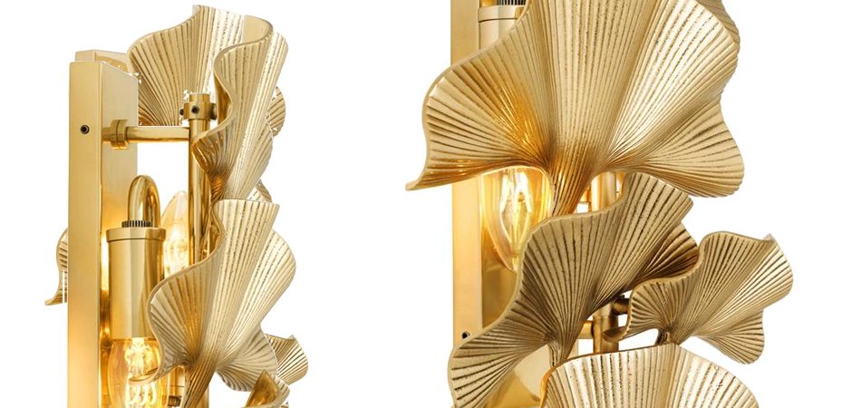 Бра Eichholtz Wall Lamp Olivier Gold 111338 Бра Eichholtz Wall Lamp Olivier Gold 111338 - Loft-Concept в Перми