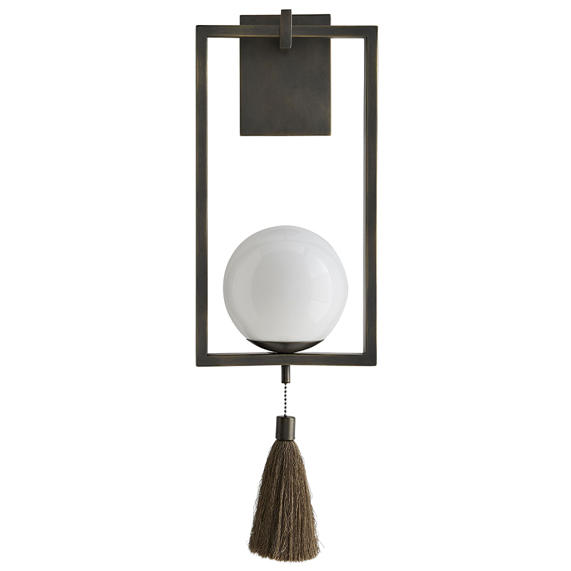 Бра Arteriors TRAPEZE SCONCE Белый Черный в Перми | Loft Concept 