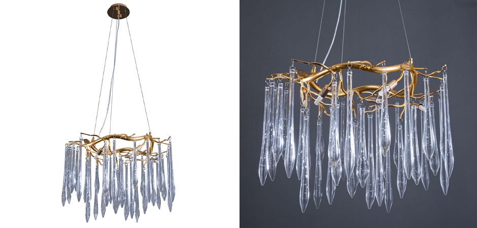 Хрустальная Люстра Whisper Rain Gold Хрустальная Люстра Whisper Rain Gold - Loft-Concept в Перми