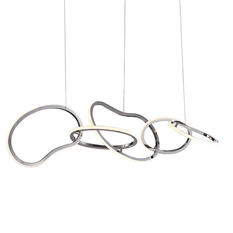 Unfolded Hanging RING Silver Хром в Перми | Loft Concept 