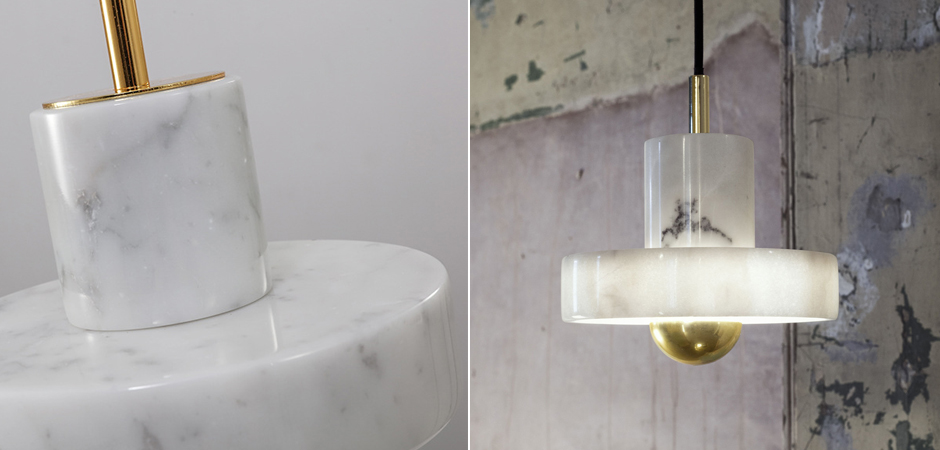 Подвесной светильник Tom Dixon Stone Pendant White Подвесной светильник Tom Dixon Stone Pendant White - Loft-Concept в Перми
