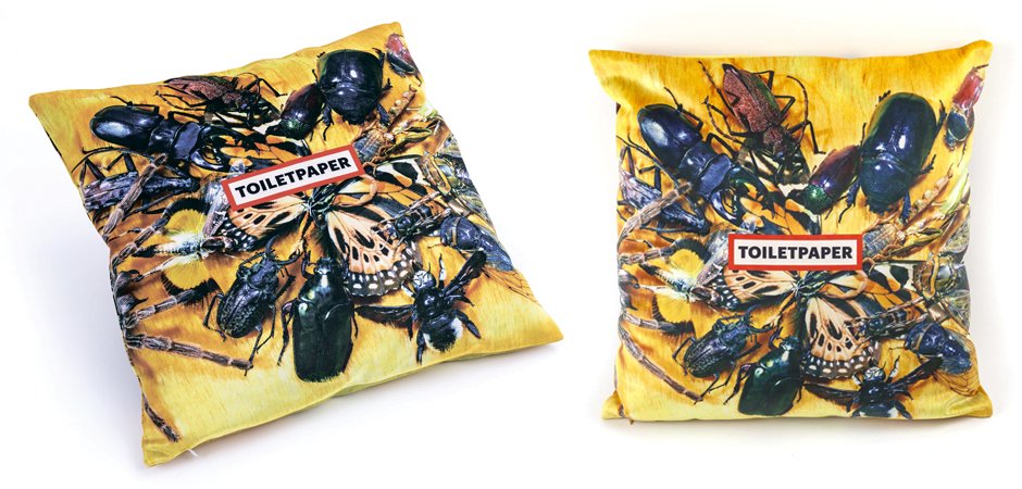 Подушка Seletti Cushion Insects Toiletpaper Подушка Seletti Cushion Insects Toiletpaper - Loft-Concept в Перми