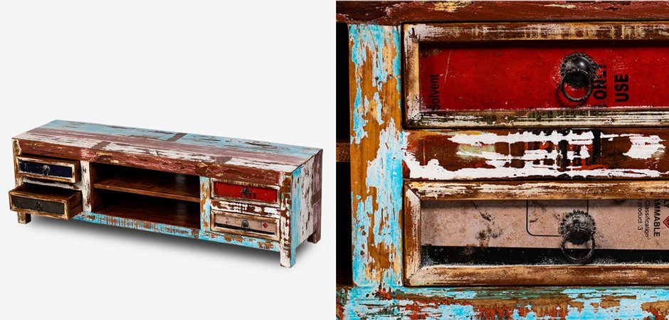 TV-тумба Antique Wood TV TV-тумба Antique Wood TV - Loft-Concept в Перми