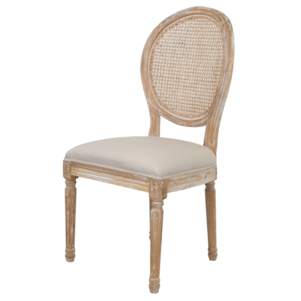 Стул French chairs Provence Beige Rattan 2 Chair Бежевый в Перми | Loft Concept 