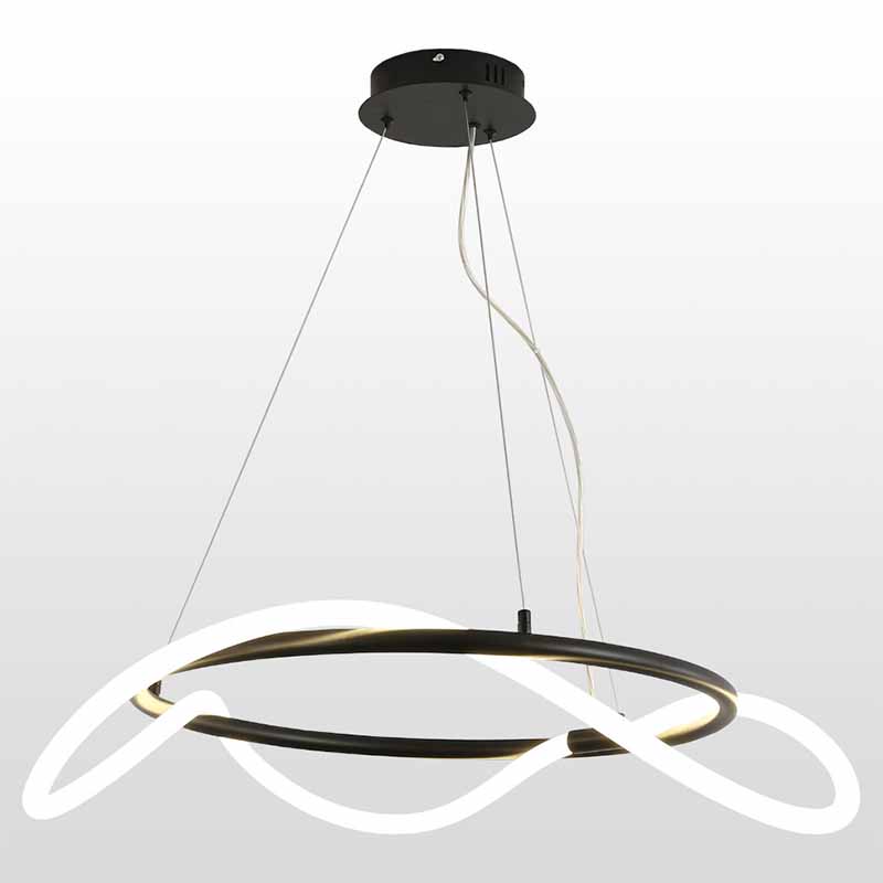 Люстра Luke Lampco Tracer Chandelier Black 60 Белый Черный в Перми | Loft Concept 